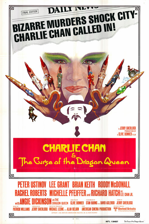 the curse of the dragon queen 1980 international one sheet poster folded